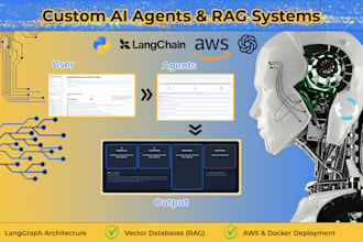 build custom ai agents and rag using langgraph crewai