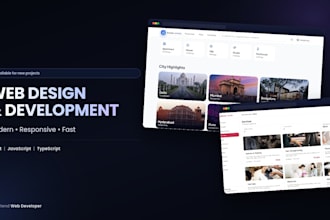 build a modern responsive website