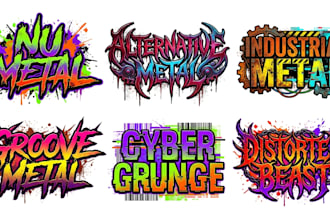 create nu metal alternative metal industrial metal groove logo