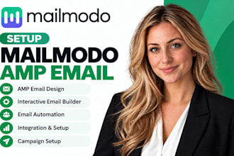 setup mailmodo amp email design mailmodo interactive email builder automation
