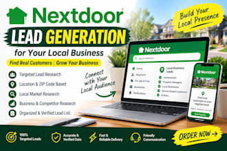do next door lead generation for local business and targeted leads