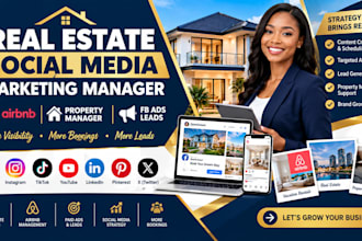 real estate social media marketing manager airbnb property manager fb ads leads
