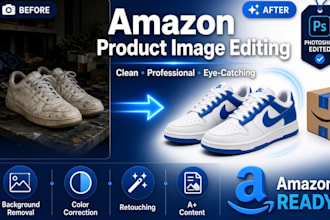 expert photoshop image editing, amazon product editing, background removal