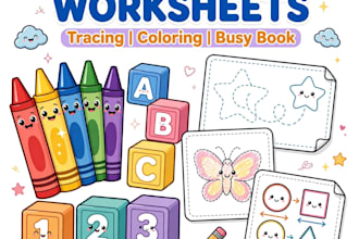 design preschool learning activities and busy book