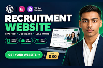 build a recruitment or talent agency website in wordpress