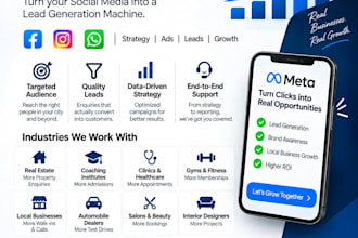 run facebook and instagram ads for lead generation