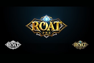 design a professional online video game logo