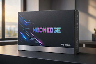 design creative box, pouch and label packaging design