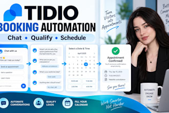 setup automated client booking schedules using fast tidio chat integration