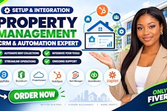integrate appfolio buildium propertyware hubspot rent manager quickbooks zapier