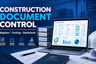 create a construction document control register