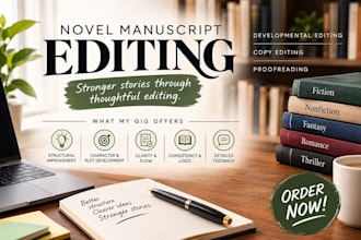 beta read novel and give constructive feedback