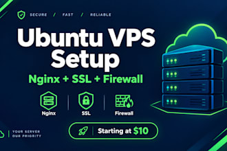 set up your ubuntu vps with nginx, SSL and firewall