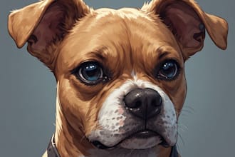 portrait for your pet, any animal