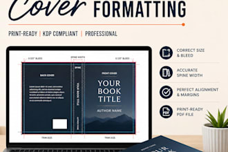 format your KDP paperback cover to amazon print specifications