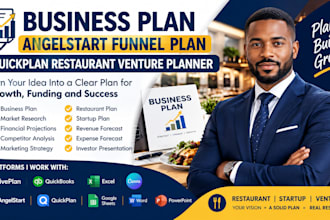 create business plan angelstart funnel plan quickplan restaurant venture planner