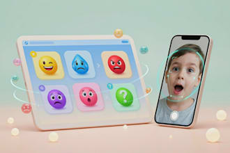 develop an ai facial emotion learning game for kids