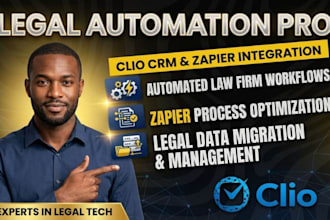 setup clio crm and automate law firm zapier workflows and legal data