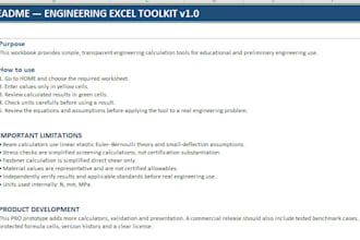 create custom engineering excel spreadsheets and calculators