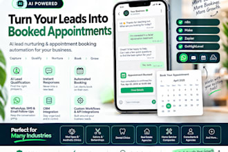 build ai lead follow up and appointment booking automation for med spas