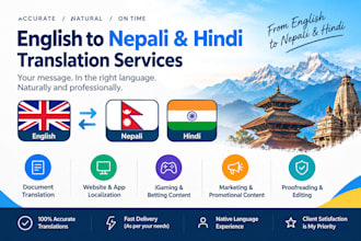 translate from english to nepali and hindi