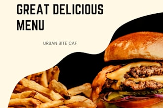 design eye catching restaurant and cafe social media posts