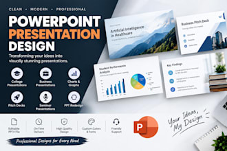 create professional powerpoint presentations for business and education