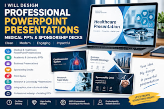 design power point presentation, medical ppt, sponsorship deck