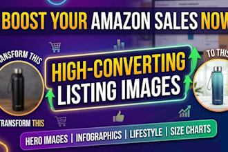 do amazon listing images design, amazon infographic, product listing images