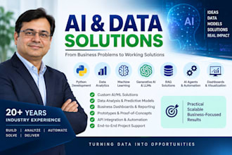 build ai machine learning data analytics solutions