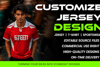 design custom sportswear and jersey graphics