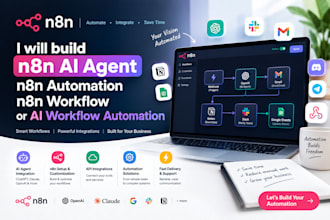build n8n ai agent, n8n automation, n8n workflow, or ai workflow automation