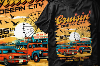 do custom illustration, graphic t shirt, streetwear t shirt, typography t shirt
