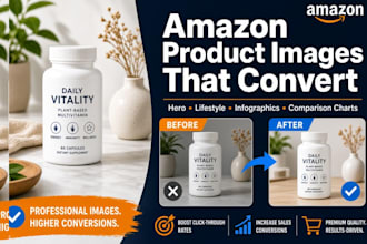 do amazon listing images design, amazon infographic , product listing images
