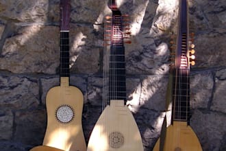 record lyre psaltery vielle archlute theorbo baroqueguitar violone harp more