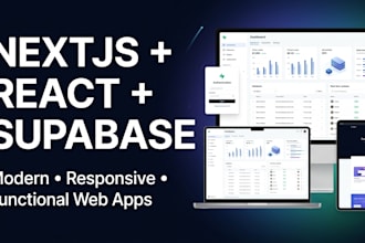 build a nextjs react website with supabase