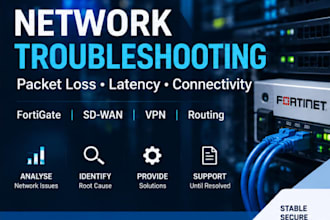 troubleshoot your network, packet loss, latency or connectivity issue