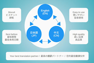 translate japanese, chinese product descriptions accurately