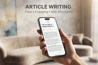 write english articles and proofread content