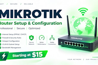 set up mikrotik router and freeradius server for your isp