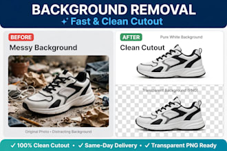 remove blackground from your photos in 1 hour
