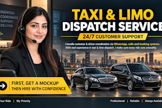 be your expert lemo, taxi, logistics, nemt dispatcher