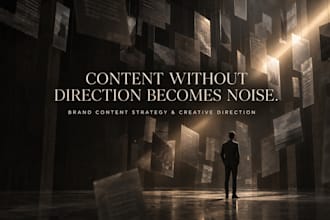 create your brand content strategy and creative direction