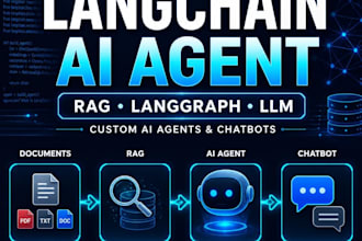 build ai agents and rag chatbots using langchain