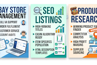 be your professional ebay consultant for store growth and SEO