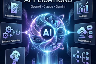 develop custom ai powered web application or saas platform gpt4, claude, gemini