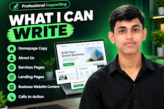 write professional website copy for your business