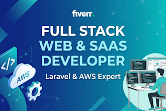 build a custom full stack saas application and deploy to AWS