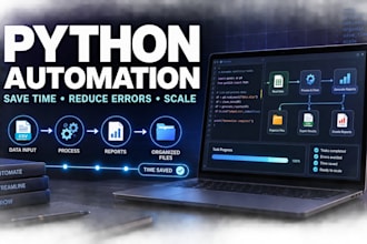 automate repetitive business tasks with custom python scripts