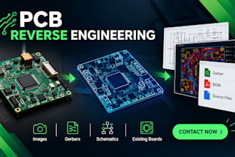 reverse engineer pcb from images, gerbers, schematics and existing boards